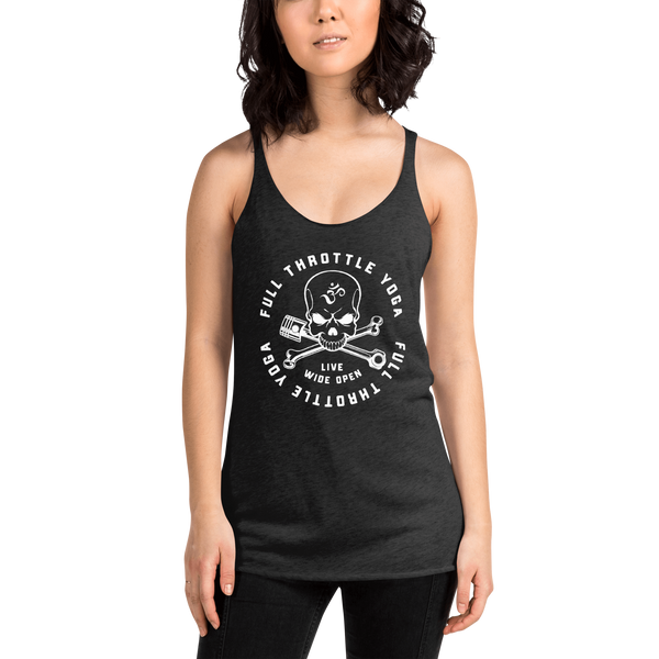 Full Throttle Ladies Raw Racerback Tank