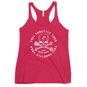 Full Throttle Ladies Raw Racerback Tank