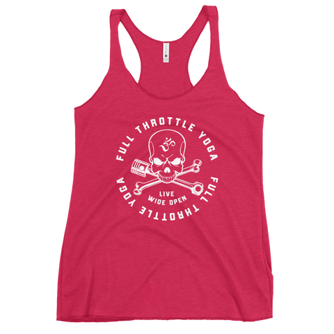 Full Throttle Ladies Raw Racerback Tank